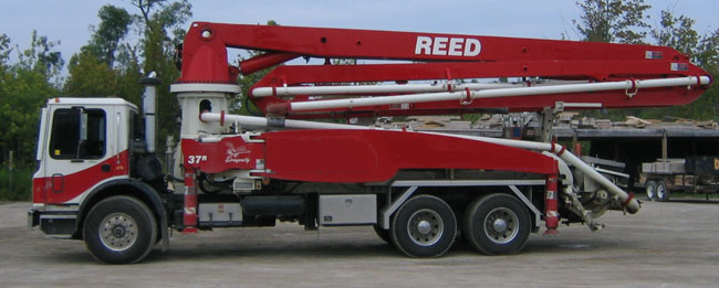 used REED Boom Pump