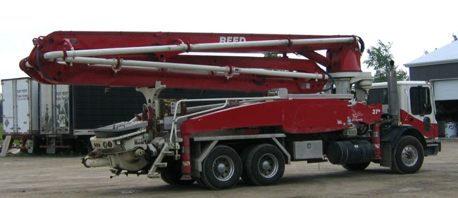 used REED Boom Pump